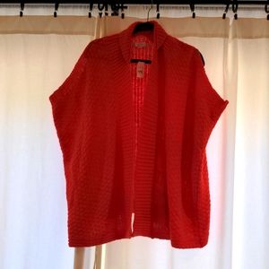 NWT Ann Taylor Loft Coral Sweater Vest. Size L.